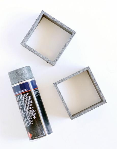 DIY Soporte (imitación a granito) para plantas