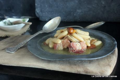 Fabes con Setas y Panceta byJose Fabes con Setas y Panceta byJose