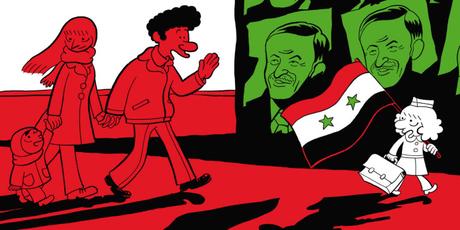 El árabe del futuro cartel de Assad