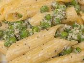 Pasta guisantes albahaca
