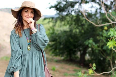 Blusa militar de estilo boho