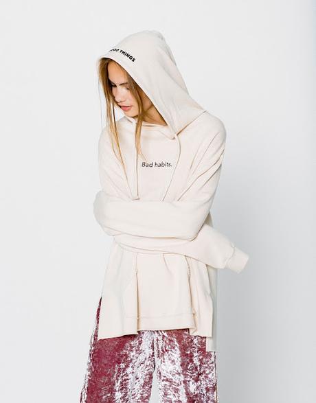 AUTUMN TRENDS; HOODIE SWEATSHIRT.-