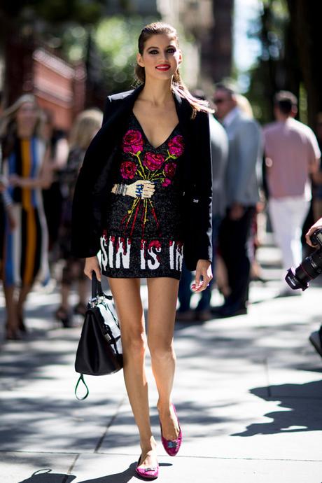 Street Style: así visten por la calle las modelos de New York fashion week