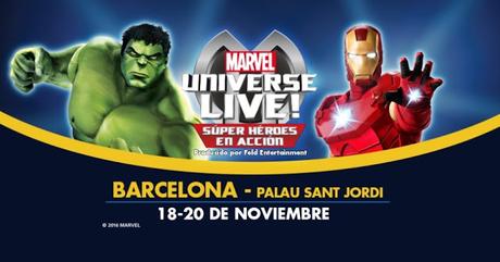 Llega a Barcelona Marvel Universe LIVE!
