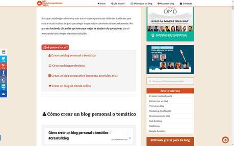 contenido calidad blog