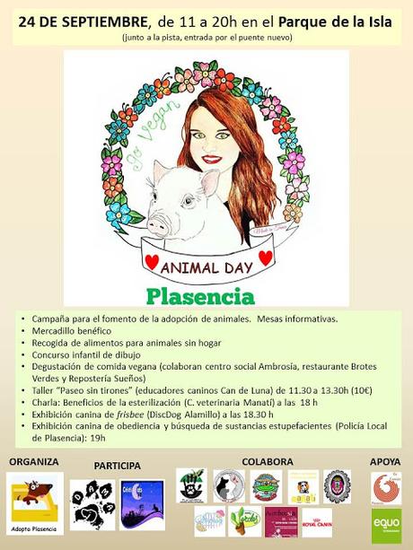 Eventos para ayudar a las protectoras de animales de Málaga y de Plasencia