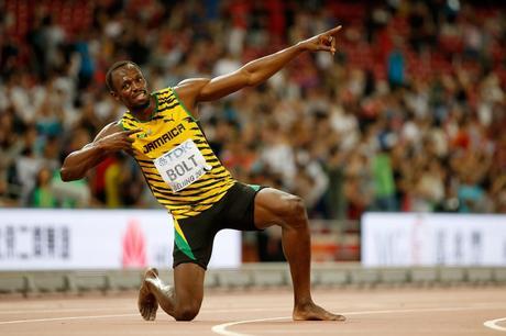 El Futbolista español Héctor Bellerín reta a Usain Bolt a una carrera