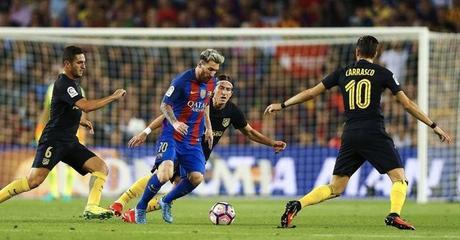 Barcelona 1-1 Atlético de Madrid y sale Messi lesionado
