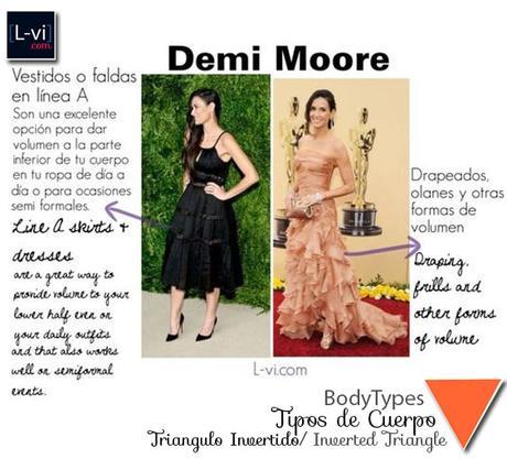 [Inverse Triangle] Demi Moore styling. L-vi.com