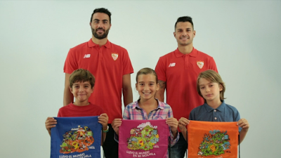 El fútbol se une para difundir La Mochila Solidaria