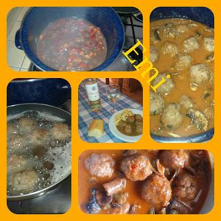 ALBÓNDIGAS EN SALSA ESPAÑOLA