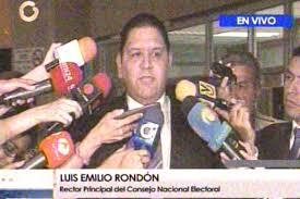 Resultado de imagen para Luis Emilio Rondon anuncia recolección de firmas