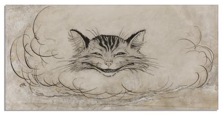 La cabeza del gato (de Arthur Rackham)