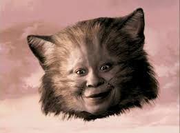 Whoopi Goldberg como el gato de Cheshire