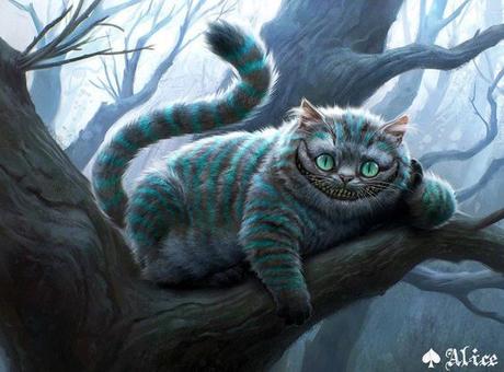 El gato de Cheshire visto por Tim Burton