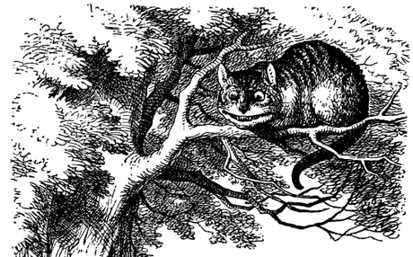 El gato de Cheshire (de John Tenniel)