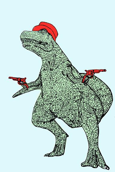 Los dinosaurios cowboys de Carlos Perro y Valeria Este