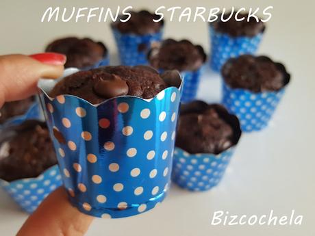 MUFFINS DE CHOCOLATE ( STARBUCKS)