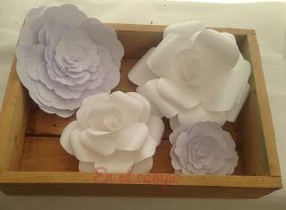 Decorar con flores enormes de papel