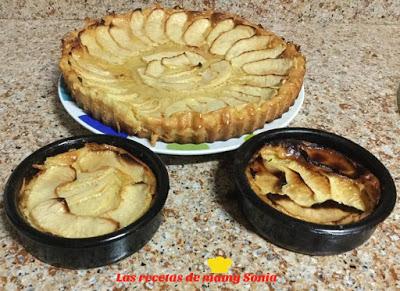 TARTA DE MANZANA SIN AZÚCAR