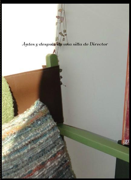 Antes y después de una silla de director