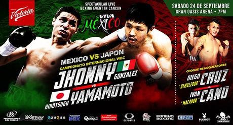 Jhonny González vs Hirotsugu Yamamoto en Vivo – Sábado 24 de Septiembre del 2016