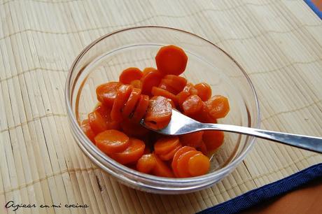 Zanahorias glaseadas a la naranja