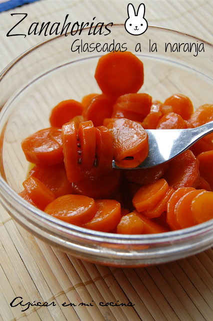 Zanahorias glaseadas a la naranja