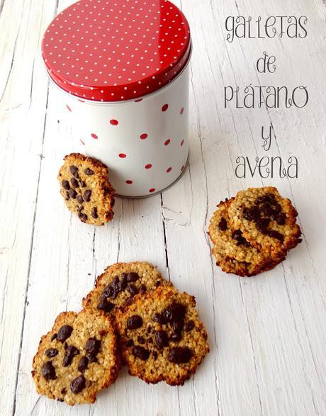 Galletas de Plátano y Avena Galletas de Plátano y Avena