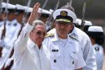 Raúl Castro en Cartagena de Indias, Colombia, por acuerdos de paz