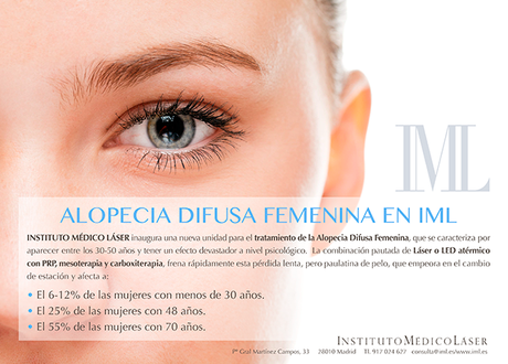 Alopecia difusa femenina en IML