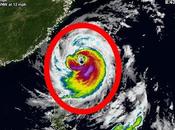 poderoso tifón "Megi" categoría inminente impacto Taiwán