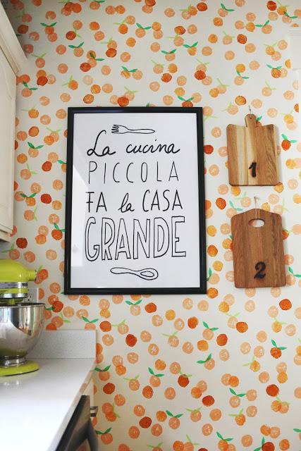 COCINA: PARED ESTAMPADA