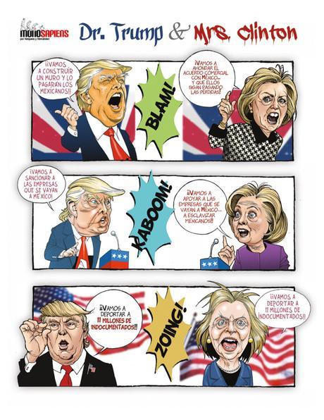 Trump o Hillary: ¿Quién sería mejor para Cuba? monosapiens-790x1024