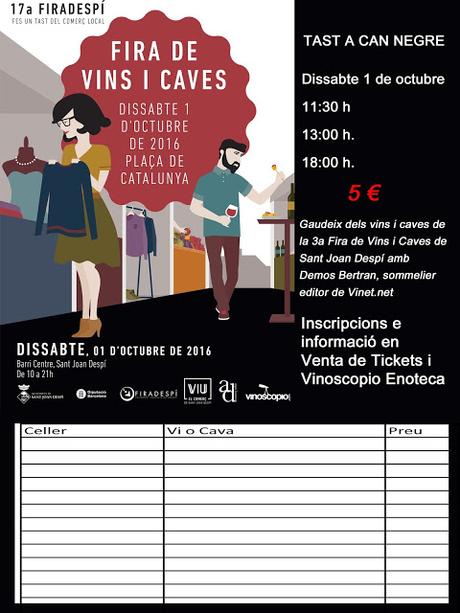 LAS CATAS DE LA 3ª FIRA DE VINS DE SAN JOAN DESPÍ LAS CATAS DE LA 3ª FIRA DE VINS DE SAN JOAN DESPÍ