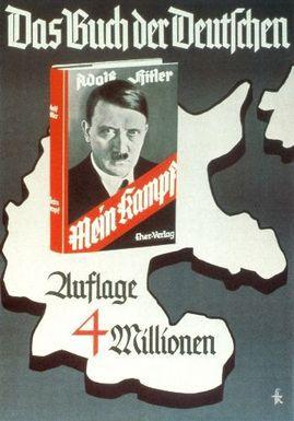 Anuncio nazi de Mi lucha como el libro de los alemanes