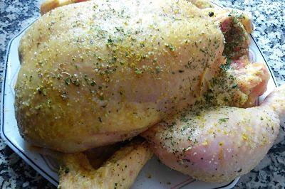 Pollo Entero en Microondas