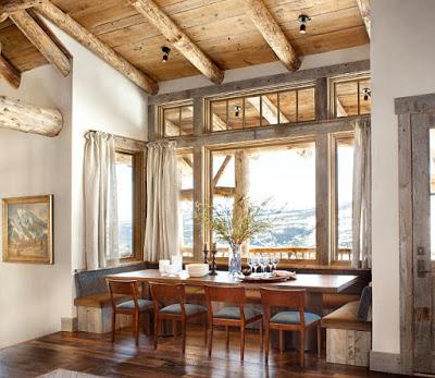 Lodge de Montana , en Estilo Rustico