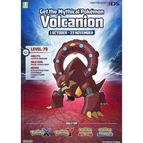 Volcanion será repartido por código a partir del 1 de octubre Volcanion será repartido por código a partir del 1 de octubre