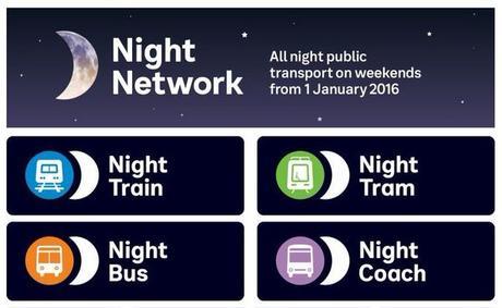 Proyecto piloto de red de transporte nocturno de Melbourne, Australia