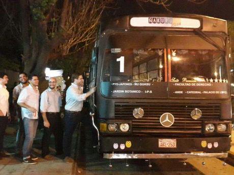 Ñakurutu Bus en Asunción, Paraguay. Foto: Ultima Hora