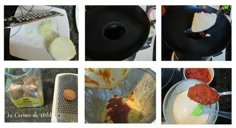 Huevos rellenos a la bella Aurora