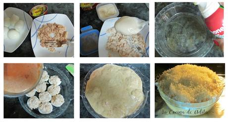 Huevos rellenos a la bella Aurora