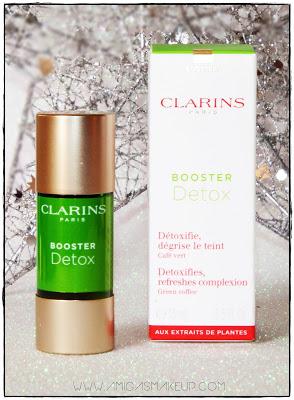 Los tres milagros de Clarins, Boosters Enery, Detox y Repair.