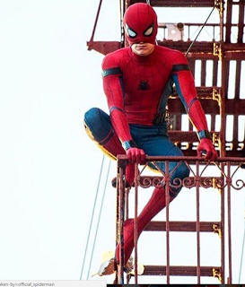 Algunas fotos del nuevo Spiderman; Tom Holland