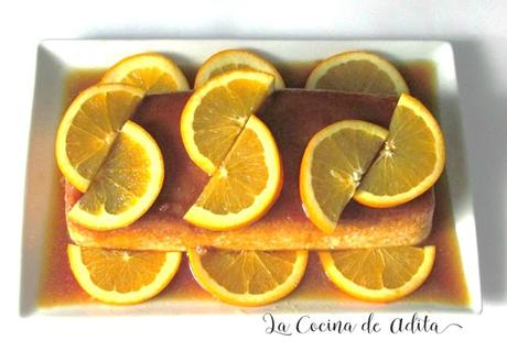 Flan de naranja
