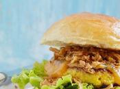 Hamburguesa pollo cúrcuma