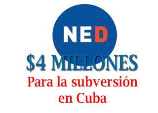 Los fondos de la NED contra Cuba en 2015 [+ tabla con datos]