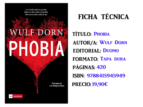 Reseña: Phobia, de Wulf Dorn