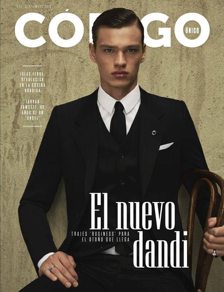 Filip Hrivnak, Hunter & Gatti, Codigo Unico, cover, model, Suits and Shirts, Beatriz Tarrega, Dior Hommme, Boss Tailored, Ermenegildo Zegna, Hermes, Salvatore Ferragamo, Brunello Cucinelli, menswear, moda hombre,